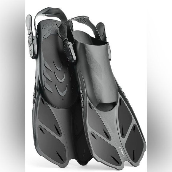 Capas S/M Black Diving Fins New - Picture 1 of 6